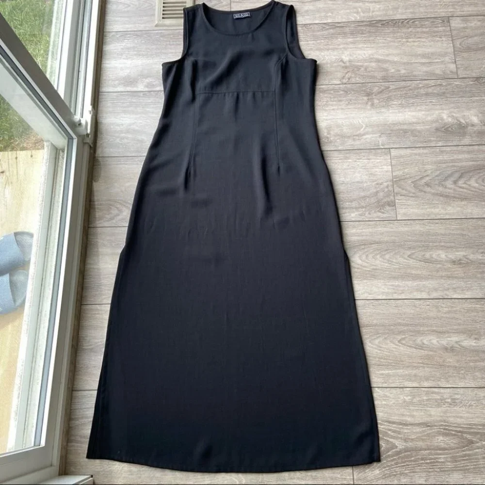Vintage S.C. & CO. Sleeveless High Slits Maxi Dress